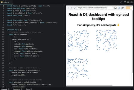React for Data Visualization
